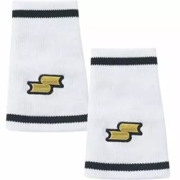 SSK Wristbands Set of White x (SSK) (Thin Tapered) 2, Navy, YA33-1070-2SET