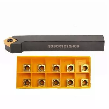SSSCR1212H09 12*100 мм токарный держатель инструмента + твердосплавная вставка SCMT09T308 SCMT32.52