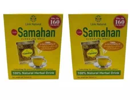 Ссылка Натуральный травяной чай Samahan 20 пакетиков x 8 коробок 160 пакетиков Без кофеина (160 шт., 2 коробки)