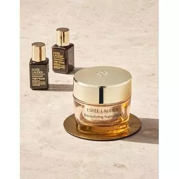 улица. Lauder Supreme Hard Power Soft Cream 75 мл Большая доза для жирной и комбинированной кожи + коричневый флакон 15 мл 2 шт. в подарок