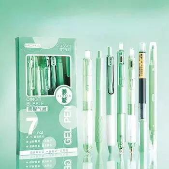 ST Nib Press Gel Pen Black Ink Ballpoint Pen Japanese Neutral Gel Pen Writing Signing G