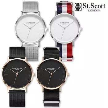 ST.SCOTT LONDON ST5114M SET Niflheim Niflheim Ремешок из 2 предметов Мужские часы Set ST5114M RBB BK