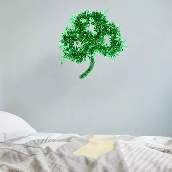 ST. Венок ко Дню Святого Патрика, гирлянда из зелени, декор из клевера, идеальный подарок, подвесной