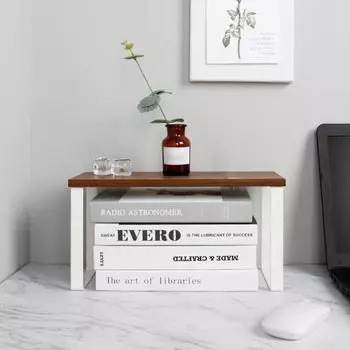 Стабильная настольная полка для хранения высокой твердости, металлическая практичная полка для настольного хранения для дома S