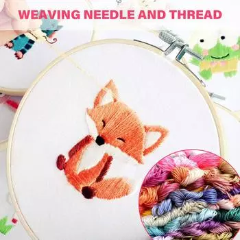 Стабильная нить для рукоделия, яркая полиэстеровая вышивальная нить для вышивки крестом, мягкая, прочная, для рукоделия 1