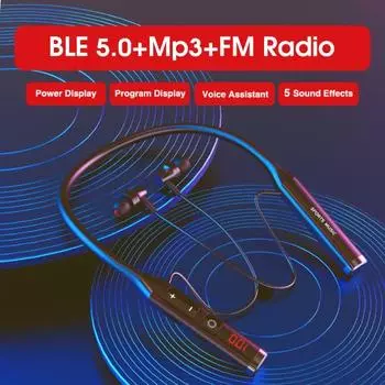 Стабильная передача наушников Магнитное хранилище Интеллектуальное шумоподавление чёрный