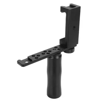 Стабилизатор для видеосъемки на смартфон, регулируемый держатель из алюминиевого сплава для телефона, риг для видеосъемки с креплением «холодный башмак» для