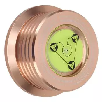 Стабилизатор веса пластинки Профессиональный 50 Гц 45 об/мин Виниловый проигрыватель дисковый стабилизатор с уровнем и розового золота