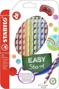 STABILO Watercolor Pencil Easy Color Right Hand 12 Colors 332-12