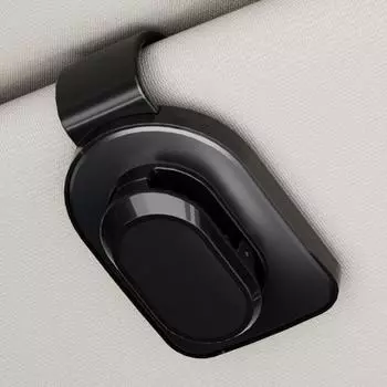 Stable Auto Sunglasses Holder Clip-on Car Visor Accessory Multifunctional Eyeglass Hanger Ticket Style 2