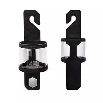 Stable Hanging Cup Holder Phone Stand Auto Rear Row Hanger With Hook Beverage Holder Accessories black-1 hook