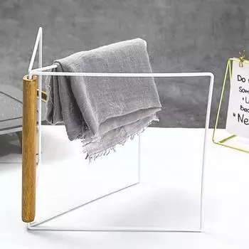 Stable Kitchen Rag Rack Collapsible Towel Hanger Towel Holder Dishcloth Drying Rack Bathroom чёрный