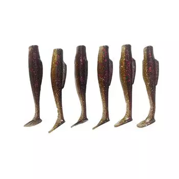 Stable Swing Soft Plastic Fishing Lure 6pcs Paddle Tail Swimbait 6 7cm Length