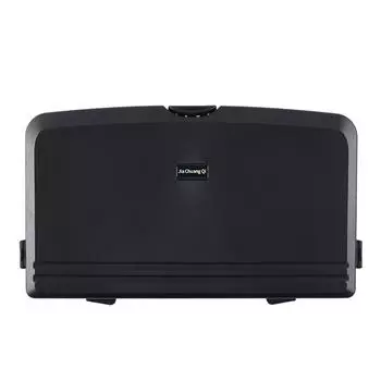 Стационарный стеллаж для хранения со складным обеденным столом, держателем для чашек для чая и воды на ходу. чёрный