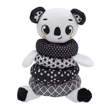 Stacking Ring Toy Soft Plush Educational Early Learning Baby Stacking Toy for Toddler