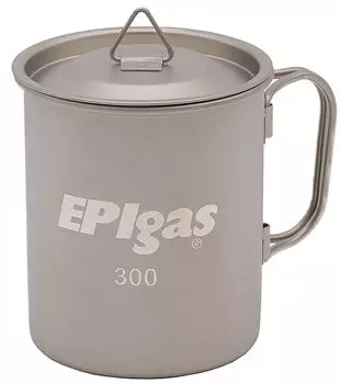 Stacking titanium mug cover set 300 T-8118 серебряный