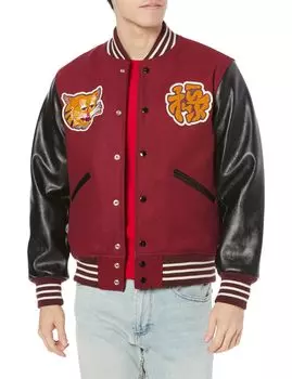 Стадионная куртка MELTON AWARD Maroon [Хьюстон] КУРТКА(ВЬЕТНАМ) Мужской