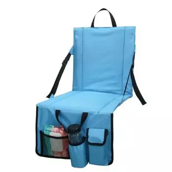 Стадионные сиденья с поддержкой спины Сиденья для трибун со спинкой Мягкие подушки Складные стадионные стулья для трибун с поддержкой спины чёрный