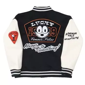 Стадионный джемпер Felix Lucky Cat Длина 62 см Длина рукава 50 см Окружность 22 см Ширина [Marushin] (L) приблизительно. приблизительно. (Плечо примерно. приблизительно. 57см/0