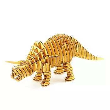 стадия динозавра трицератопс 183 d-торс (Кёрюданский трицератопс) (желтый)