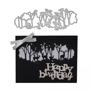 Стадо оленей Тиснение Вырубной штамп Craft DIY Вырубные штампы Трафарет Скрапбукинг Бумага Карты