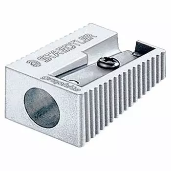 Staedtler Compact Pencil Sharpener Set of 2 Silver 510-10