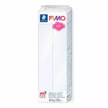 STAEDTLER FIMO Soft полимерная глина большого размера белая 454 г 8021-0 белый