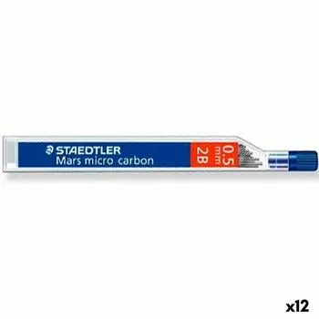 Staedtler Mars Micro Carbon 2B Свинцовый стержень 0,5 мм (12 единиц)