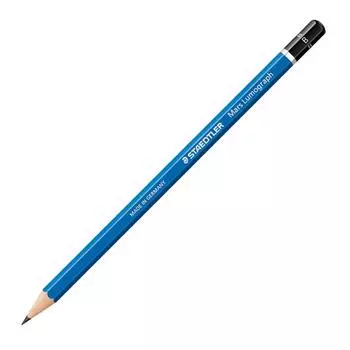 Staedtler Pencil B Mars Lumograph Writing Drawing 12 Pieces 100-B12
