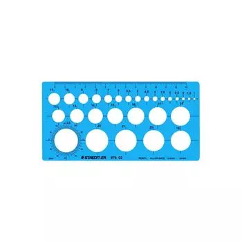 STAEDTLER Template Circle Ruler (Small) 1 Piece 976 02