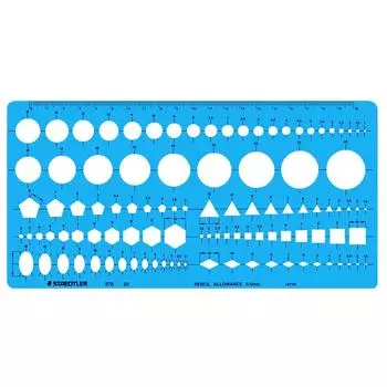 STAEDTLER Template Combination Ruler 1 Piece 976 20