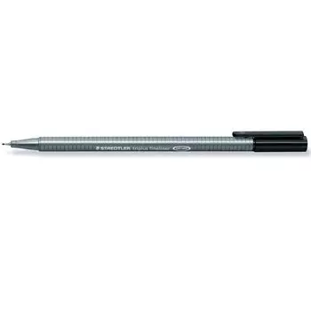 STAEDTLER Triplus Fineliner Single Black Pack of 10 (0.3mm) Color (334-9) чёрный