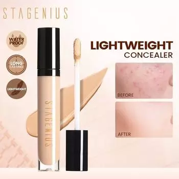 STAGENIUS водостойкий жидкий консилер-крем с высокой степенью покрытия, стойкие шрамы от прыщей, темные круги, отбеливающая основа для лица, основа для макияжа, женская косметика