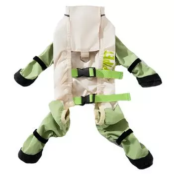 Stain Resistant Dog Four-Legged Pants Adjustable Full Coverage Dog Boots for Dogs Puppy S