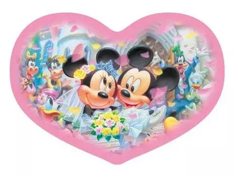Stained Art Heartful Puzzle 180 Piece Flower Shower Dream DSH-180-401
