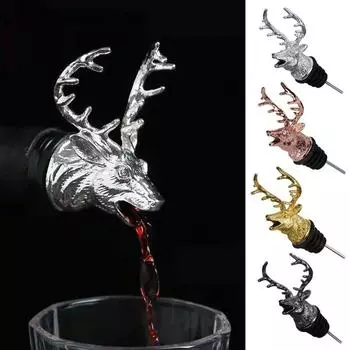 Stainless Home Steel Bar Accessories Wine Shaker Stopper Cocktail Champagne Drinkware Bottle Skirt Liquor Bikini Dispenser Deer