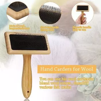 Stainless Pin Effective Dog Massage Bath Brush Pet Cleaning Comb Fur Cleaner Cat Hair Grooming