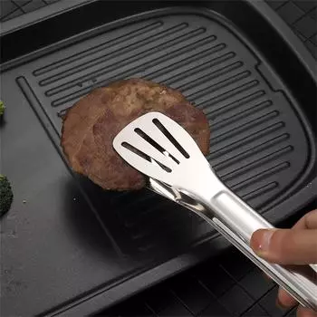 Stainless Steel Anti-Scald Bread Steak Clip Barbecue Clip Baking Tool Food Clip разноцветный