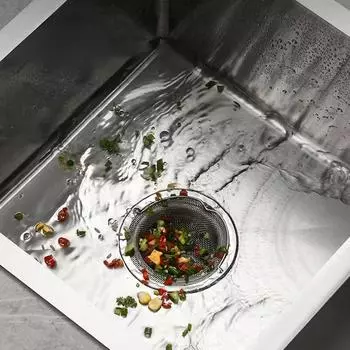 Stainless Steel Bathtub Hair Catcher Stopper Shower Drain Hole Filter With Handle Metal Sink Strainer Floor Drain For Kitchen