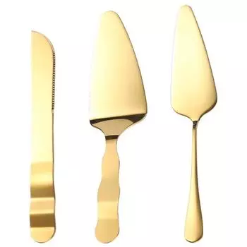 Stainless Steel Birthday Cake Shovel Knife Pie Pizza Cheese Server Cake Divider Knives Bread Shovel Baking Tools Kawaii Kitchen