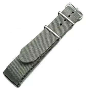 Stainless Steel Buckle Watch Band Foliage 18mm Nylon NATO Type Watch Band