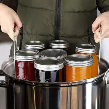 Stainless Steel Canning Rack Dia 11.4inch Accessory Lightweight Fits Standard Pots with Foldable