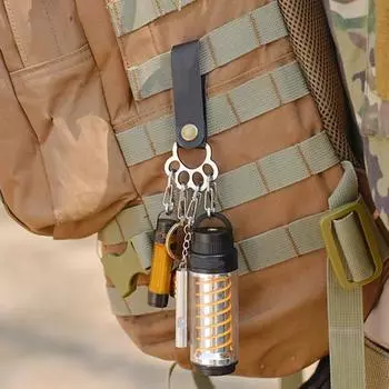 Stainless Steel Cat Paw Keychain with Detachable S-shape Hooks Heavy Duty Outdoor Camping