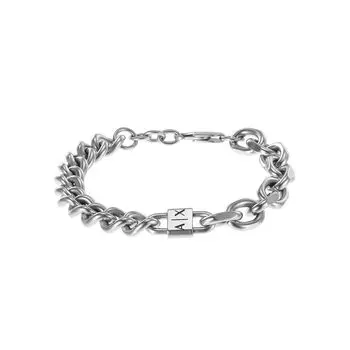 stainless steel chain AXG0114040 [ARMANI EXCHANGE] Men s bracelet,
