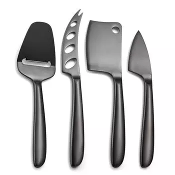 Нож для сыра из нержавеющей стали, 4 предмета, универсальный набор ножей для сыра и крема, кухонные инструменты для выпечки хлеба, масла YSH