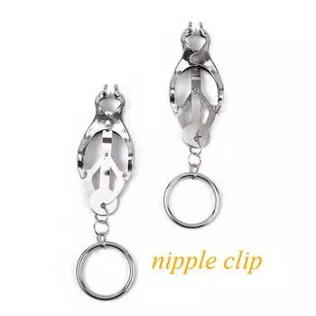 Зажимы из нержавеющей стали Металлические клипсы с кольцом Украшения для груди Аксессуары для тела