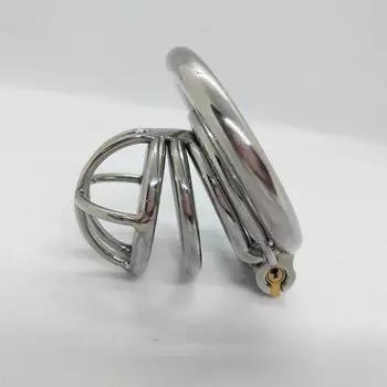Замок-клетка для петуха из нержавеющей стали для мужчины 40mm