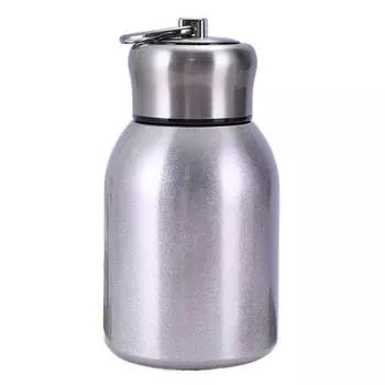 Stainless Steel Coffee Mug Simple Travel Water Bottle Mini Vacuum Thermos Cup Office/School