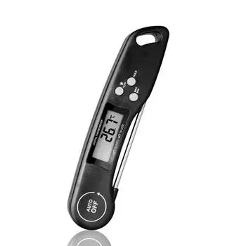 Stainless Steel Cooking Meat Steak Chicken BBQ Food Temperature Gauge Oven Oil Frying Cooking Gadget Restaurant black