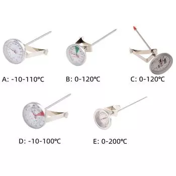 Stainless Steel Cookking Thermometer Multi-function Temperature Gauge Barbecue Roast Baking Temperature Meter For Kitchen